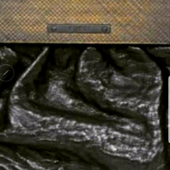 Sale! Vintage  Gucci Tom Ford peopled leather wooden bag - Picture 2 of 5